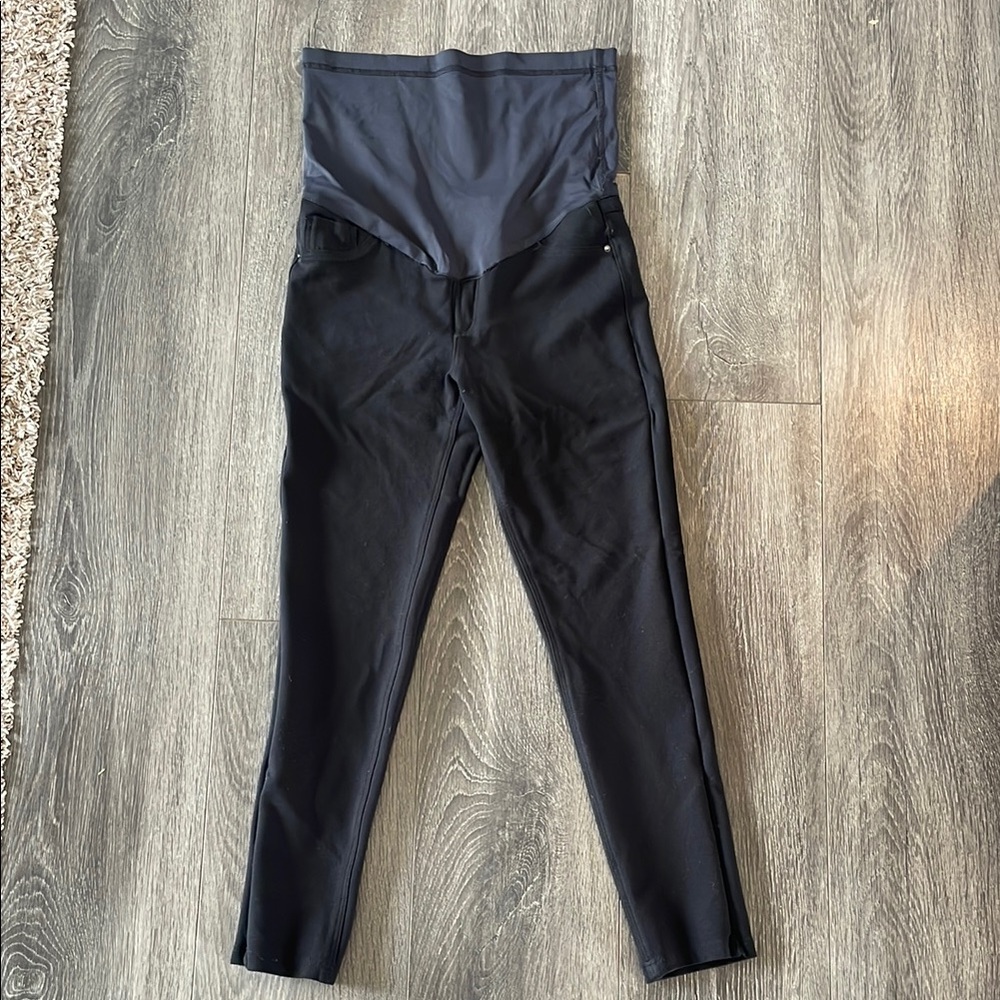 Pink blush maternity leggings